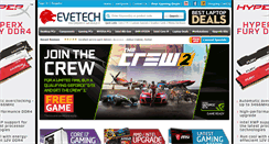 Desktop Screenshot of evetech.co.za